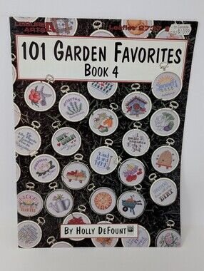 Cross Stitch Pattern 101 Garden Favorites Book 4 Leisuer Arts